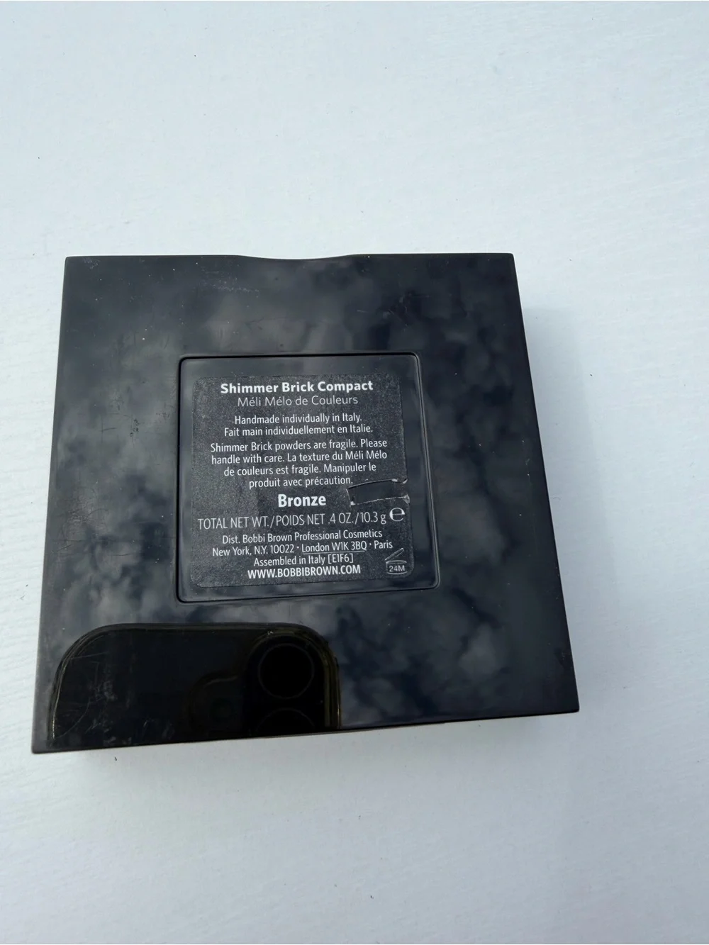 #34 Bobbi Brown Shimmer Brick Compact BRONZE Disconnected Used